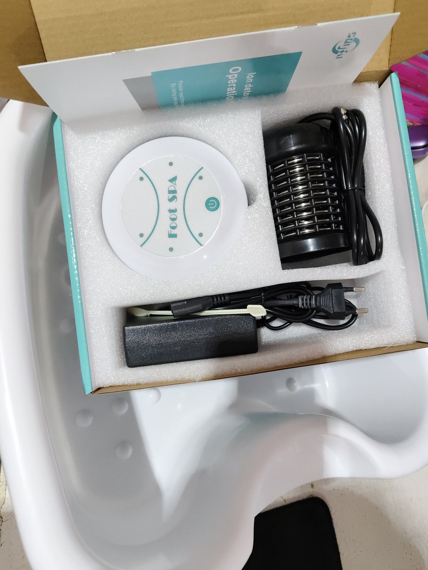 Household Fashion Simple Mini Ion Foot Bath