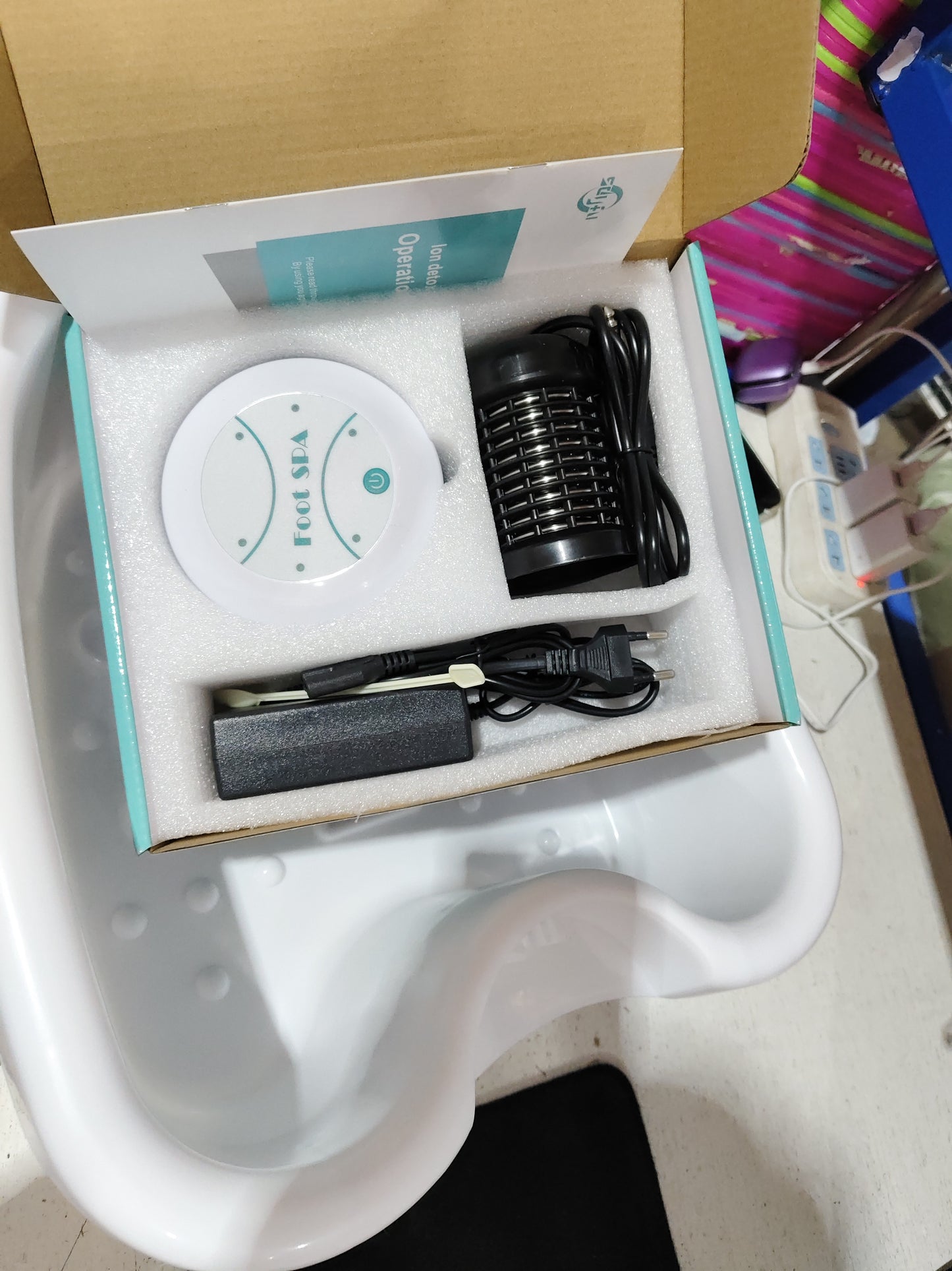 Household Fashion Simple Mini Ion Foot Bath