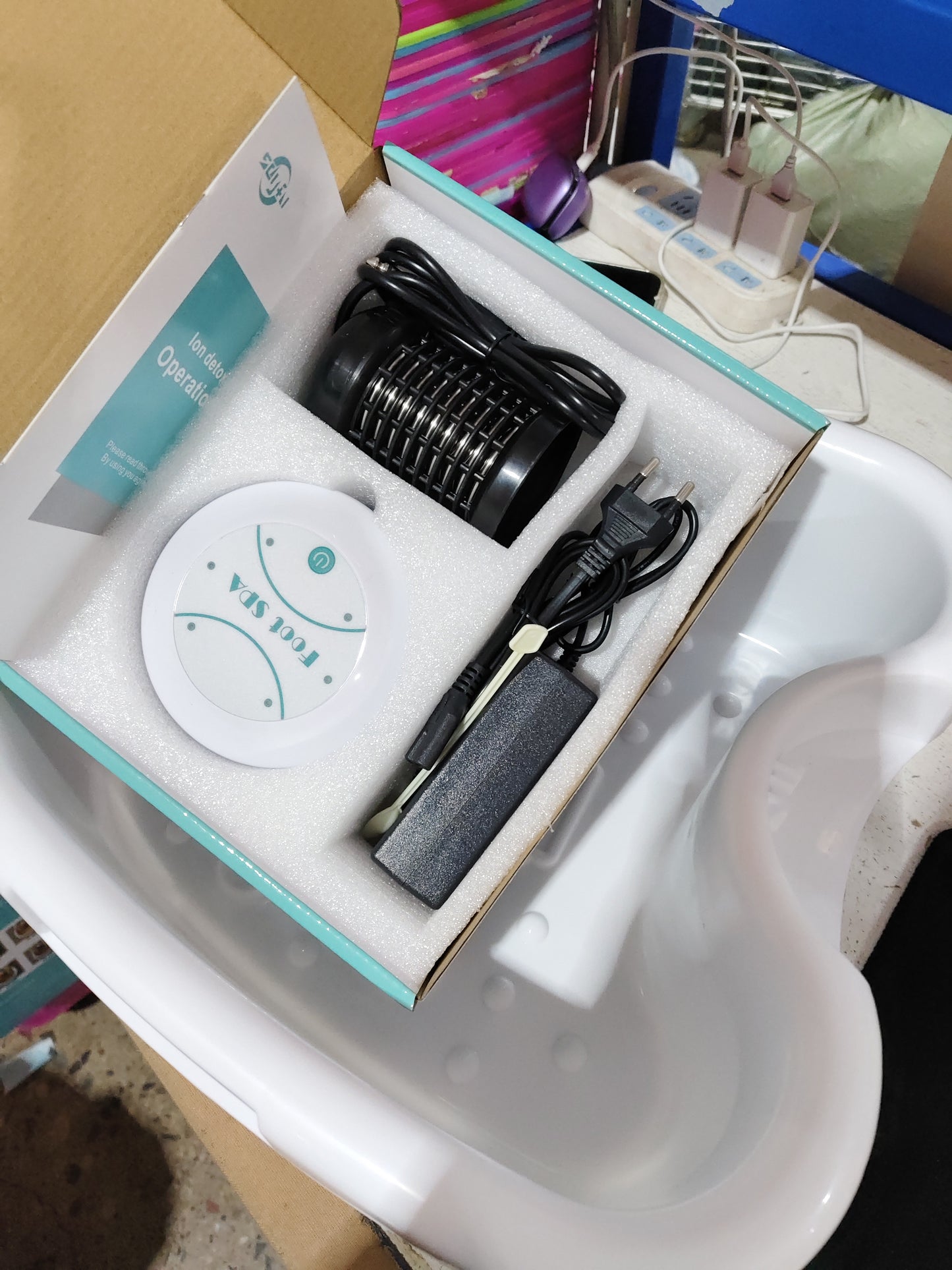 Household Fashion Simple Mini Ion Foot Bath
